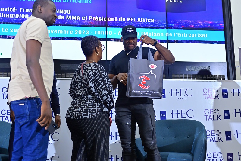 SUNU GROUP PARTNER OF THE HEC CEO TALK WITH FRANCIS NGANNOU